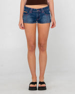 Flip Mommy Low Rise Wide Leg Denim Jort
